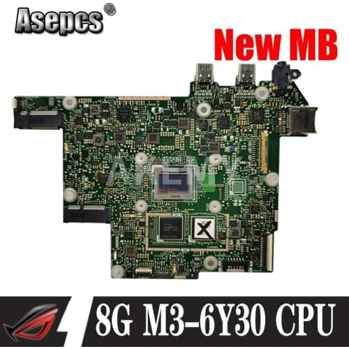 Akemy T302CHI MAIN_BD._8G/M3-6Y30/AS mainboard REV2.0 For Asus T302 T302C T302CH T302CHI laptop motherboard Tested Free Shipping