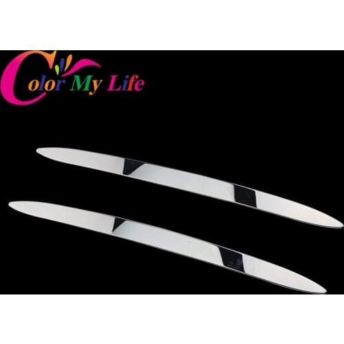 Color My Life Car Front or Rear Bumper Corner Strip Sticker Anti Scratch Strips For Hyundai Tucson 2015 - 2017 Accessories