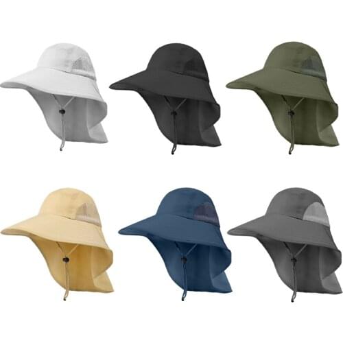 New Outdoor Sun Hat With Big Eaves Quick Drying Fishing Caps Breathable Sun Protection Cap Light And Thin Cap For Fishing