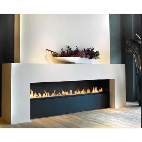 On sale 72'' inch free standing electric fire automatic bioethanol burner