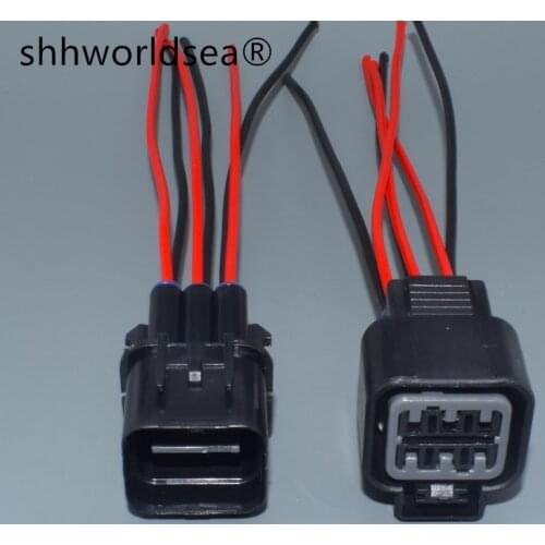 Shhworldsea 1pcs 6pin automotive headlight plug for Modern Kia headlamp connector PB625-06027