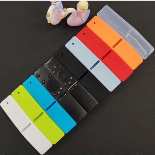 Soft Silicone Remote Cover for Samsung TV BN59-01259D UA49/UA55/UA65KU6880JXXZ 7700 Home Dustproof Remote Cover Case Shell Bag