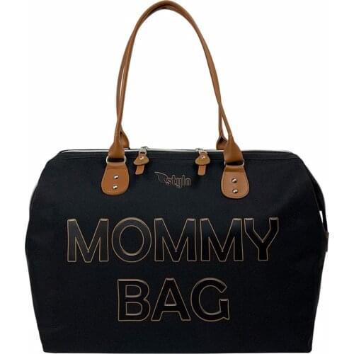 Mommy Baby Care Bag Waterproof Stain-proof Fabric Mother Handbag Kids Baby Bag Thermal Split Different Color Options Mom Travel