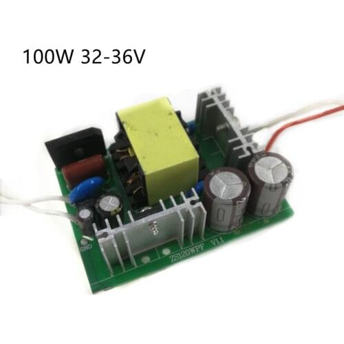 100W DC 30V - 36V 3000mA LED Driver for 100w led chip diy AC 85V-265V 110V 220V Constant current LED chip driver