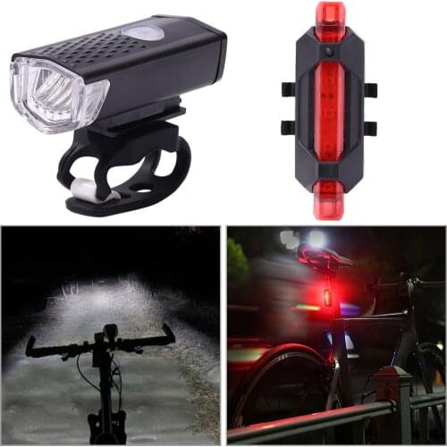 T6 LED Bike Light Front Bicycle Lights usb Rechargeable MTB Mountain Road Bicycle Flashlight 6 Modes Headlight Cycling Equipment