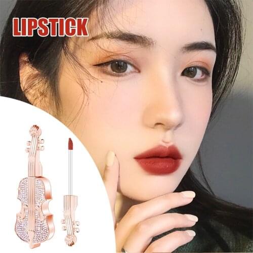 High Quality Girls'long Lasting Liquid Lip Tint Waterproof Moisturizing Shining Lip Glaze Retro Not Fade Easily