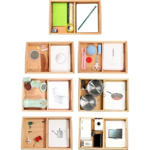 Montessori Language Materials for IC Classroom Kids Sorting and Matching Game Preschool Educational Equipment Early Learning Toy