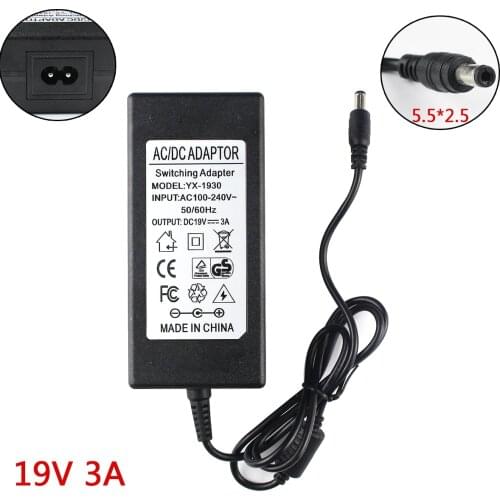 19V 3A 5.5*2.5 AC/DC Charger Adapter Compatible for Harman Kardon Go + Play Portable Speaker Power Supply Cord