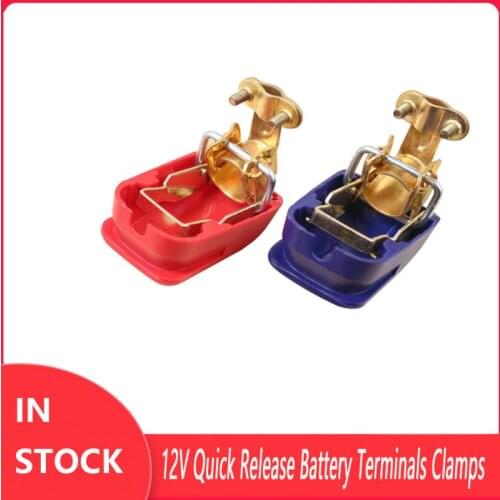 12V Quick Release Battery Terminals Clamps for Car Caravan Boat Motorcycle Car-styling Car Accessories Charging & Starting Syste