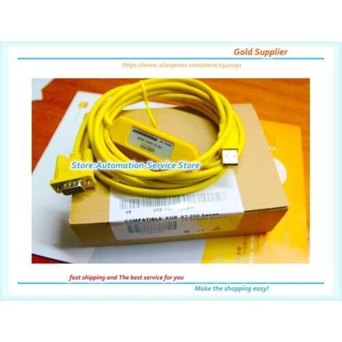 Yellow For S7-200 PLC Support Win7 6ES7 901-3DB30-0XA0 3 LED Indicators USB-PPI ( USB/PPI ) Programming Cable New