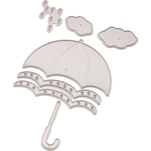 2020 Rainy Day Umbrella Metal Cutting Dies DIY Scrapbooking Paper Photo Album Crafts Knife Mould Cards Embossing Mold Stencils