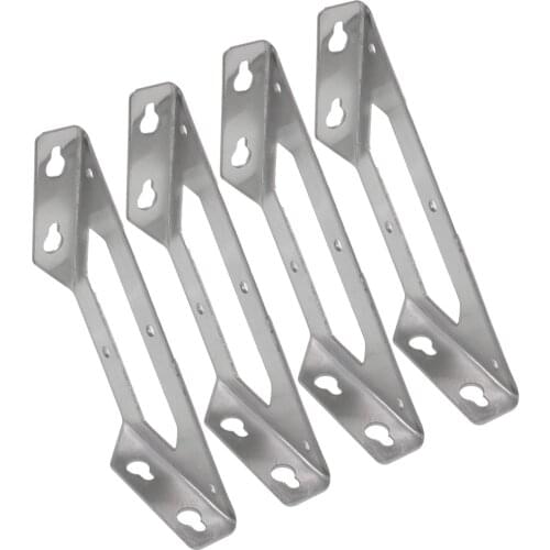 Stainless Steel Corner Bracket,Angle Code Corner Braces Multi-Angle Joint Fastener,Support for Desk Edge,Box,Wood Beam,10Pcs