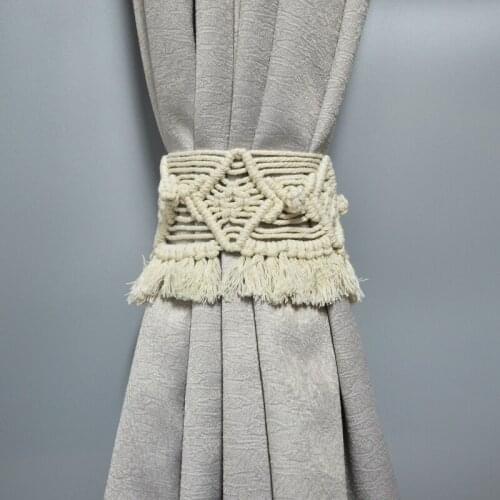 Living Room Decoration Accessories Curtain Tieback Cotton Rope Curtain Buckle Curtain Decoration Home Accessories