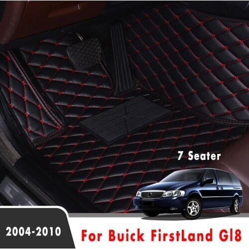 Car Floor Mats For Buick FirstLand Gl8 2010 2009 2008 2007 2006 2005 2004 (7 Seater) Car Carpet Custom Auto Interior Accessories