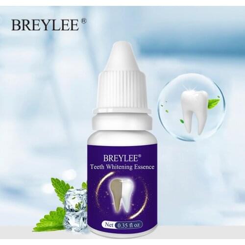 BREYLEE Teeth Whitening Essence Toothpaste Dental Tools White Teeth Cleaning Oral Hygiene Toothbrush Serum Remove Plaque Stains