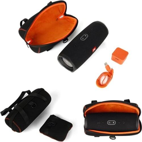 Carrying Case Mini Bag Shockproof Protective Cover Shell Portable Travel Accessories for JBL Charge 4 Wireless Bluetooth Speaker