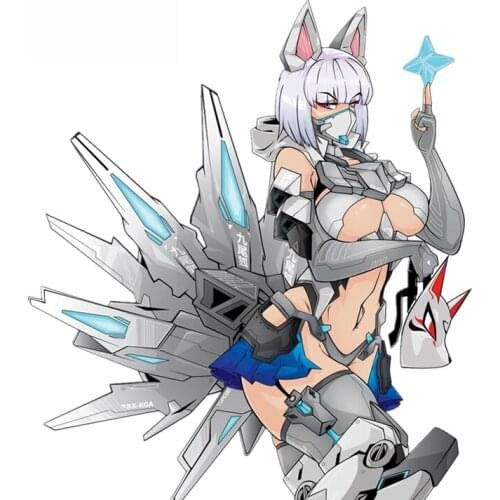 Dawasaru COOL Animal Ear Sexy Girl MOBILESUIT KAGA Azur Lane Laptop Motorcycle Car Sticker Pvc Vinyl Anti Scratch Film Decal