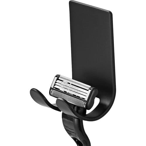 1pcs Razor Stainless Steel Holder for Mens Razor Holder Bathroom Razor Holder Wall Adhesive Storage Hook Kitchen Hanger