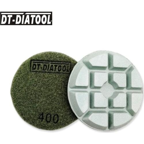 3pcs 80mm/3" Dry Diamond Resin Bond Concrete Polishing Pads Sanding Discs Repairing For concrete Floor