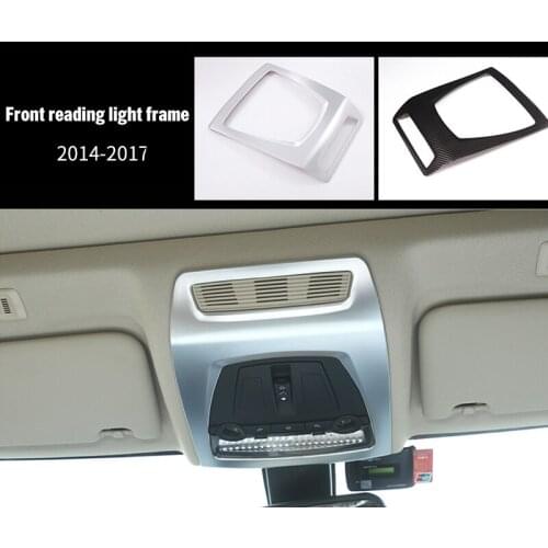 For BMW X3X4 F25 F26 2009-2017 ABS chrome Front reading light frame 1pc