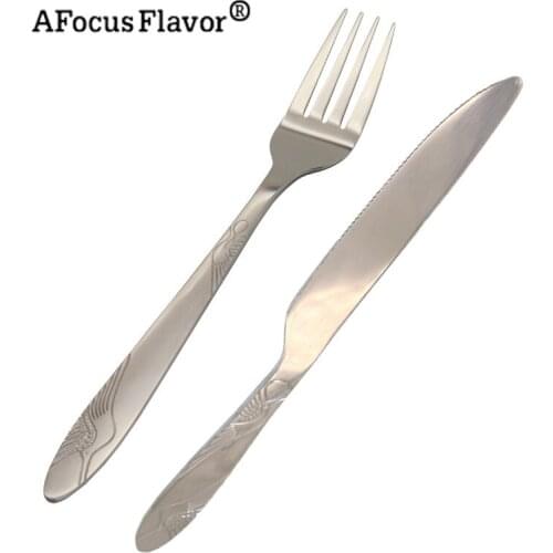 1 Set Kitchen Stainless Steel Fork BBQ Dinner Fruit Dessert Long Cutlery Forks Steak Seafood Buffet Kitchen Bar Party Forks