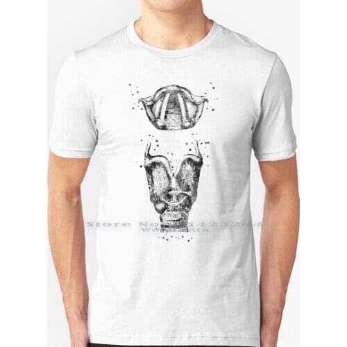 Larynx , Larynx And Vocal Cord T Shirt 100% Pure Cotton Larynx And Vocal Cord Watercolor Larynx Mouth Anatomy Office Creative