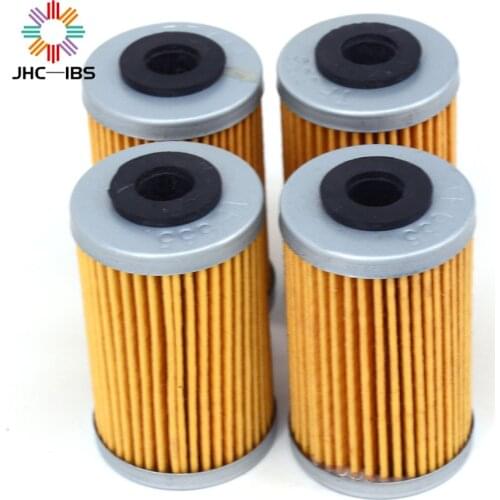 Motorcycle 4pcs Engine Oil Filter For KTM EXCF SXF XCF XCFW EXC SMR SXF XCF XCW 250 450 500 690 XC 450 525 ATV