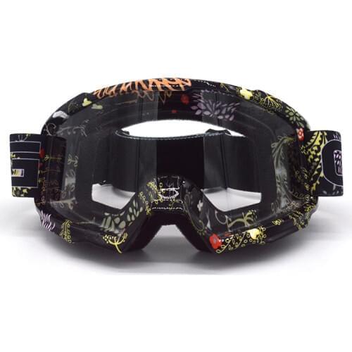 Evomosa man/women motorcycle motocross goggles glasses cycling eyewear sport helmets goggles Clear lens