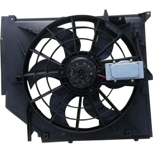 Cooling Fan Motor AC Condenser For BMW E46 325xi 320i 325i 330Ci 325Ci 323i 9917117510617 17117561757 17117516813