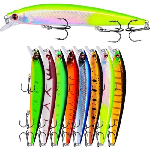1PCS Wobblers Minnow Fishing Lure 14cm 18.3g Long Shot Bass Trolling Artificial Hard Crankbait With Lead For Fishing Carp Pesca