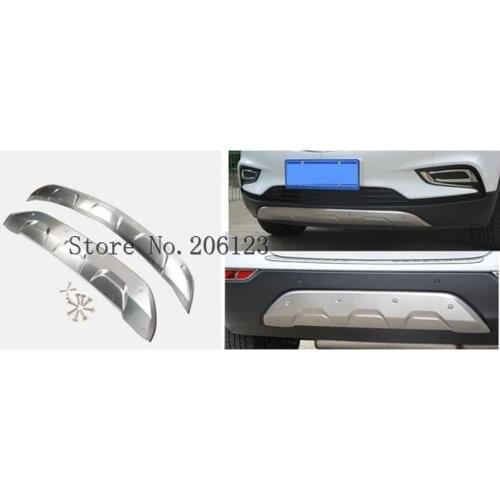 For Opel Mokka & Encore bull bar skid plate/bumper protector guard,front&rear, 2PCS,high value,2013-2015 or 2016-2018