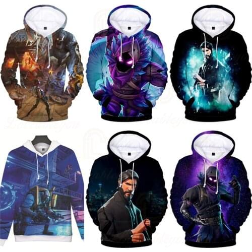 Fortnite Battle Royal Victory Men Women Kids Hoodie Hero Game 3D Print Sweatshirt Tops Boys Girls Cartoon Tops Baby Clothes