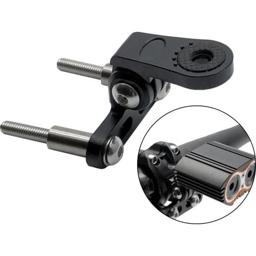 Universal Bicycle Light Bracket 360-Degree Rotating Bike Bicycle Handlebar LED Torch Mount Clamp Clip Holder Grip Bracket Black
