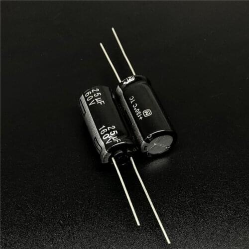 10pcs/100pcs 25uF 160V Pana TC Series 10x20mm high temperature 130 degree 160V25uF Aluminum Electrolytic capacitor
