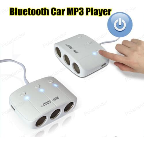Bluetooth Car Kit FM Transmitter Hands Free AuxMp3 Player Modulator with LED Display Portable Dual USB Charger Transmissor FM