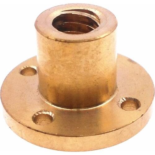 DuoWeiSi 3D Printer Parts T10 Lead Screw Brass Nut T screw T10 screw Stepper motor screw 3D printer Diameter 10mm