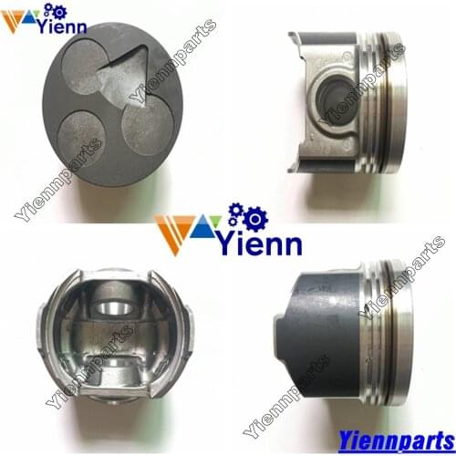 For Kubota V3600 Piston 1J510-2111-3 With Pin And Clips For LINCOLN ELECTRIC Air Vantage 500 SAE500 Kubota V3600 Engine Parts
