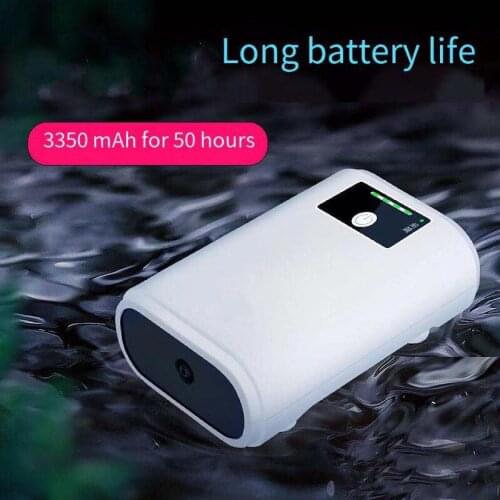 Fish tank oxygen pump with battery rechargeable aerator outdoor fishing pump oxygen machine fish tank aquarium accessories