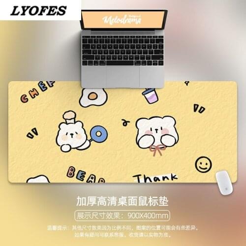 80x30cm Desk Mat Deskpad Kawaii Cup Mat Laptop Desk Pad Deskpad for Writing Gaming Gamer Cute Mouse Pad Large for Office