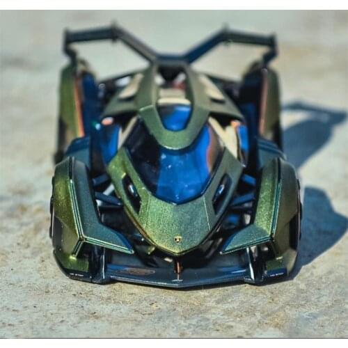New Maisto 1:18 Blue New Lamborghini V12 VISION GRAN TURISMO simulation alloy car model Collect gifts toy boy Toys Free Shipping