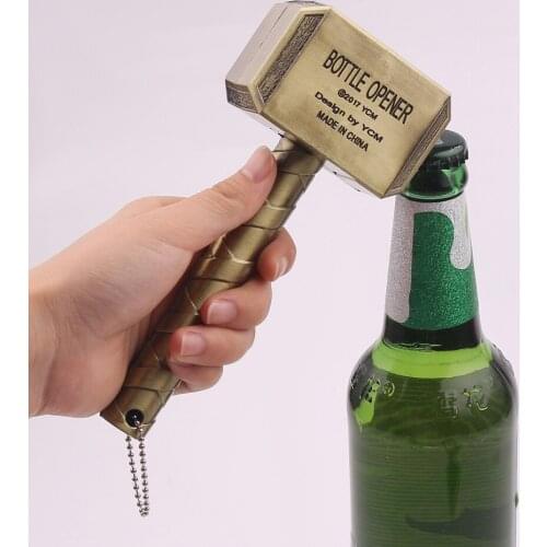 Opener Creative Beer Bottle Opener Hammer Shaped Beer Bottle Opener Long Handle Bottler Opener Retro Style Beer Bottle Openers
