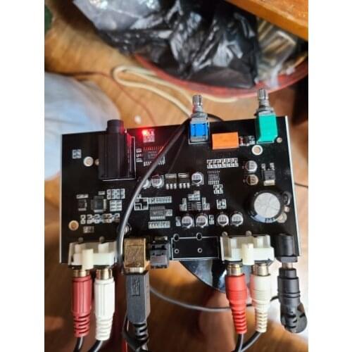 PCM5100 Digital to Analog Converter USB Optical fiber RCA DAC Decoding board 96KHZ For PC TV Amplifier