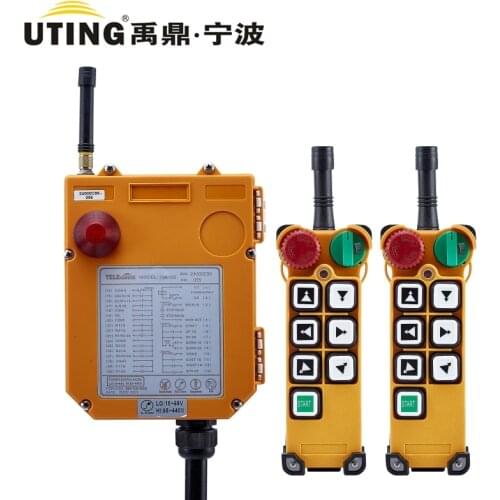 Industrial Wireless Radio Remote Control F24-6D for Hoist Crane 12V 18-440V 380V 220V 36V Double Speed