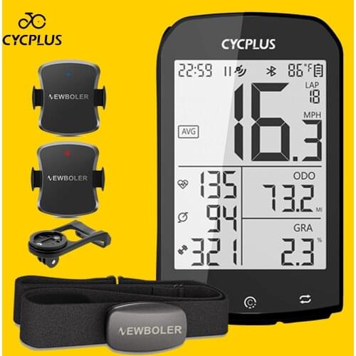 CYCPLUS M1 GPS Bicycle Computer Bike Speedometer Cycling ANT+ Cadence Heart Rate Sensor For Garmin Wahoo Bryton IGPSPORT Strava