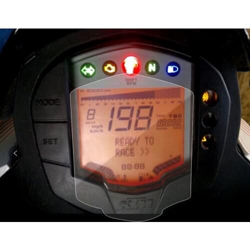 Cluster Scratch Protection Film Screen Protector for KTM Duke 125/200/390 2013 2014 2015 2016