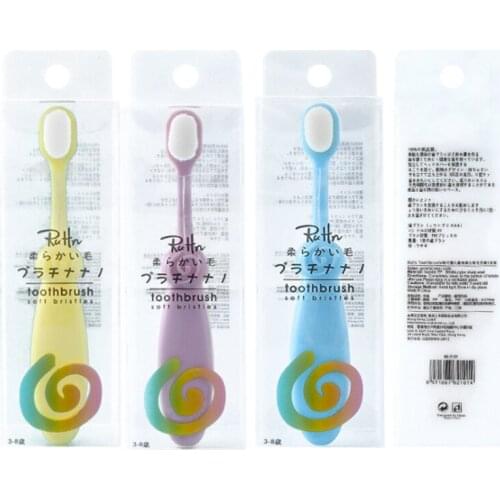 3-8 Years Kids Toothbrush Extra Soft Made of Safe Japanese Micro Nano Materials Protect Childs Gums Best Baby Toothbrush