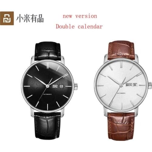 2colors Youpin TwentySeventeen Light Mechanical Watch With Sapphire Surface And Leather Strap Business Watch for Men