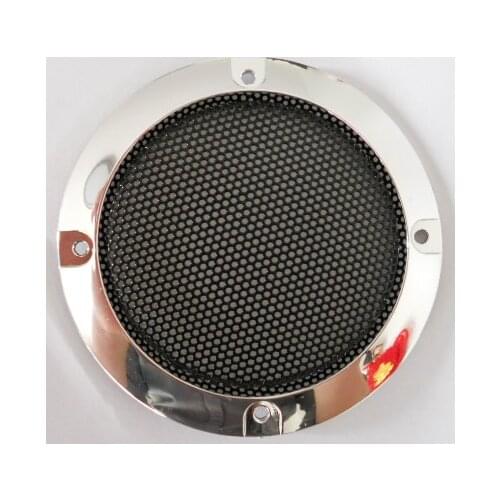 2pcs 4"inch car speaker net cover Speaker grill Decorative circle Chrome plating