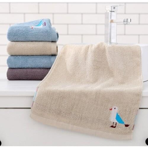 34*75cm 100% cotton soft absorbent face towel Soft and comfortable towel Hand Bath Cloth Bathroom Absorbent towel