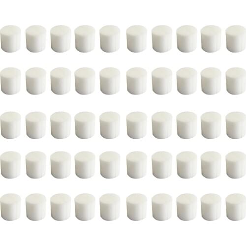 50 Pieces White Hydroponics Sponge Mini Insert Plant Cloning Collar Foam Durable Soilless Hydroponic Collar Foam